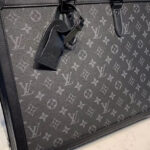 Louis Vuitton Soft Trunk Briefcase M44952 Black